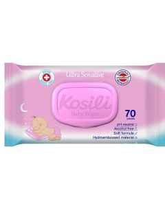 Kosili vlažne maramice roze 70 komada