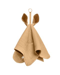 Bibs mazilica za bebe desert sand muslin/caramel plush