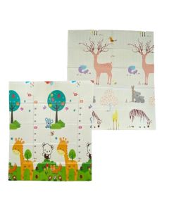 NouNou podloga za bebe - PVC tepih 2u1 Lovely Forest, 150x180cm