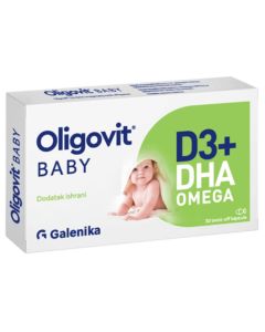 Oligovit D3 + DHA omega baby 30 twist-off kapsula