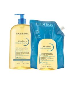 Bioderma Atoderm ulje za tuširanje 1L + refill 1L