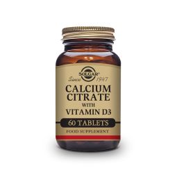 Solgar Kalcijum citrat plus vitamin D3 60 tableta