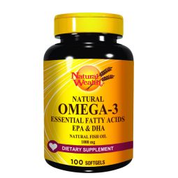 Natural Wealth Omega-3 1000mg 100 mekih kapsula