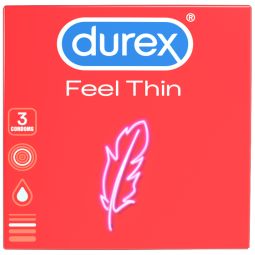 Durex Feel Thin, 3 kondoma