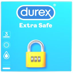 Durex Extra safe, 3 kondoma