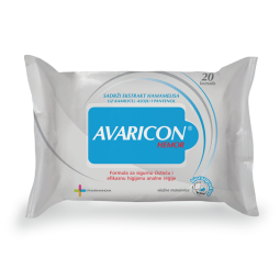 Avaricon hemor 20 vlažnih maramica