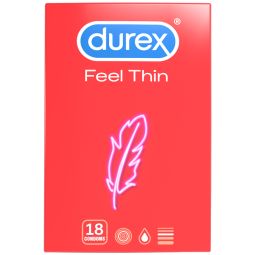 Durex Feel Thin, 18 kondoma