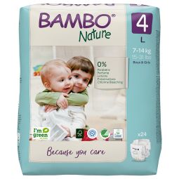 Bambo Nature Eco-Friendly 4 pelene, 24 komada