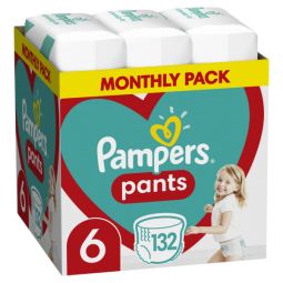 Pampers  Pants Monthly Pack Pelene gačice S6 15+kg 132 komada