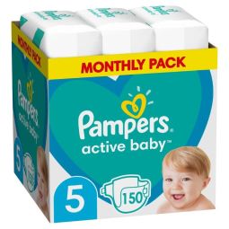 Pampers Monthly Pack Active Baby S5 11-16kg 150 komada