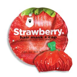 Bear Fruits Jagoda maska za sjajnu kosu 20ml + kapa