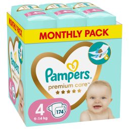 Pampers Monthly Pack Premium Care S4 9-14 kg 174 komada