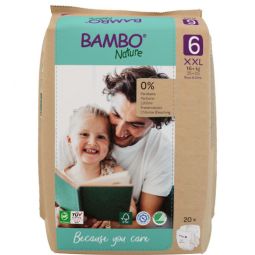 Bambo Nature Eco-Friendly pelene 6 (16+ kg) papirno pakovanje 20 komada