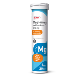 Dr. Max Magnezijum sa vitaminom C 20 šumećih tableta