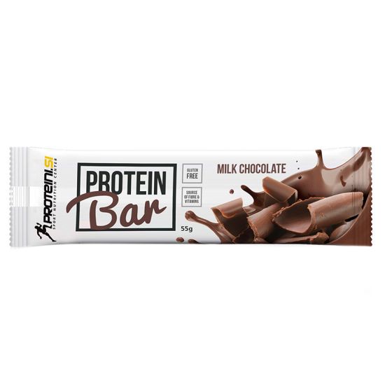 Proteini.si Protein Bar Mlečna čokolada, 55g